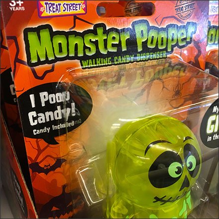 Halloween Monster Pooper For Candy Fenced