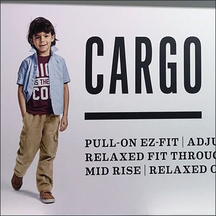 Main Jean Category Management Signage