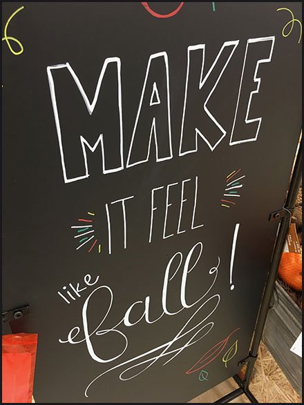 Make It Feel Like Fall Chalkboard Sign