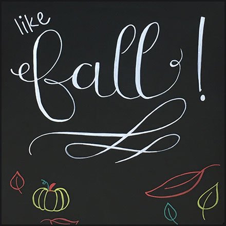 Make It Feel Like Fall Chalkboard Sign