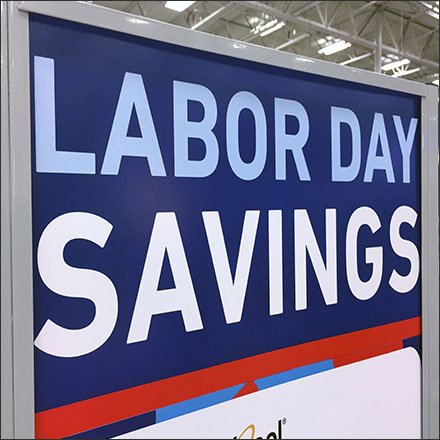 Multi-Brand Labor Day Savings Sign