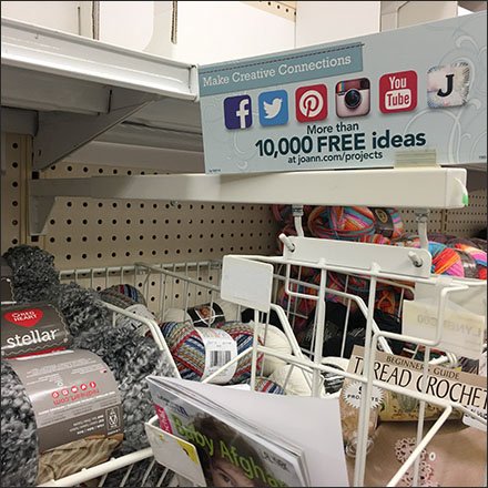 Gondola Upright Literature Holder Arm