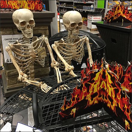 Halloween Grilling Get Together for Skeletons