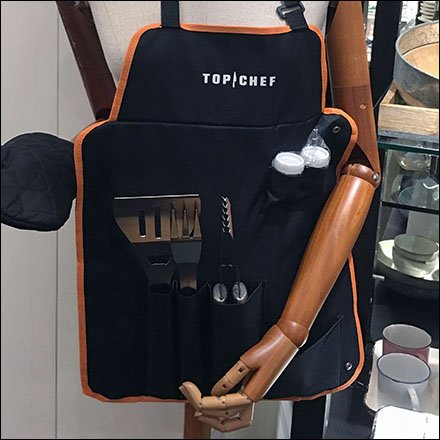 Top Chef Cookout Apron Body Form Display
