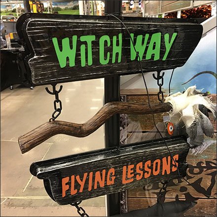 Witch Way To Flying Lessons Directional