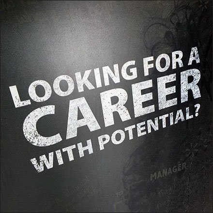 Looking for Career Potential Hiring Sign