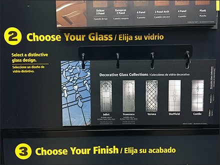 Design Your Own Entry Door In-Store Display