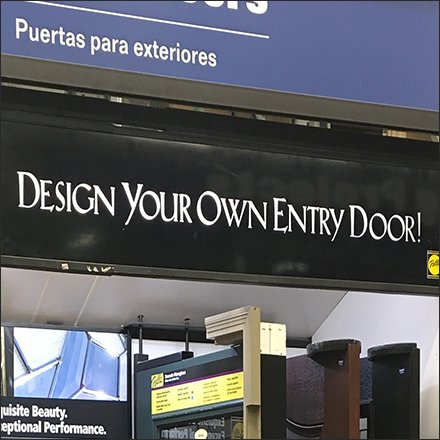 Design Your Own Entry Door In-Store Display