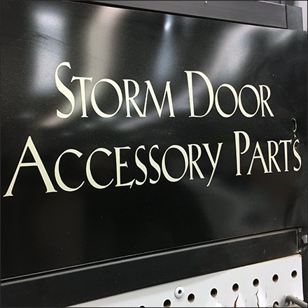 Storm Door Accessory Endcap Display