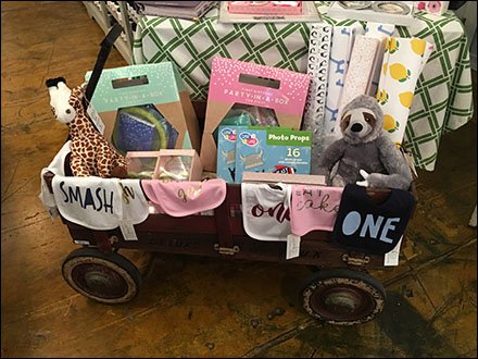 Visual Merchandising Cart Load Display