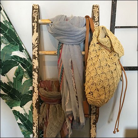 Leaning Ladder Scarf Merchandising