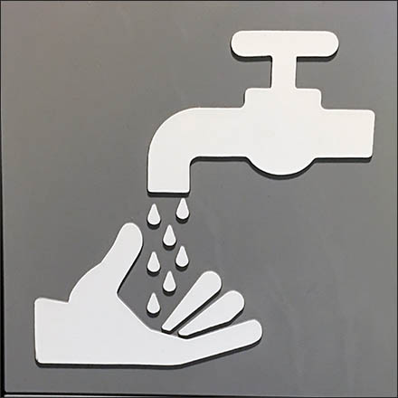 Buffalo Wildwings Dimensional Hand Wash Directive