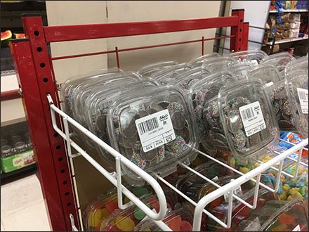 Freestanding Candy Open Wire Shelf Tower