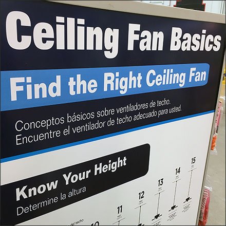 How To Choose A Ceiling Fan Instructions