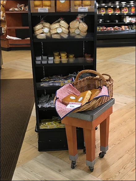 Mobile Miniature Butcher Block Table Display
