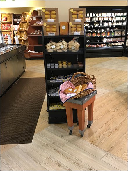 Mobile Miniature Butcher Block Table Display