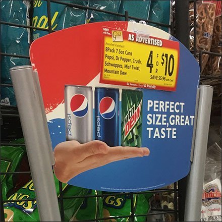 Pepsi Perfect 8-Pack Beverage Tower Rack