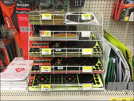 Shooting Target Shelf-Top Declined Wire Rack