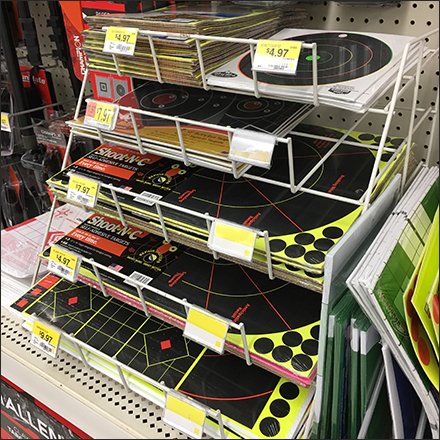 Shooting Target Shelf-Top Declined Wire Rack