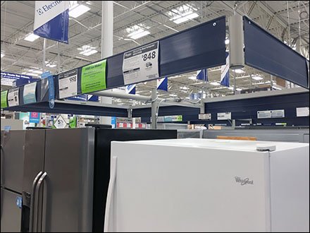 Appliance Overhead Sign Channel