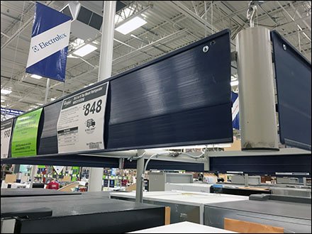 Appliance Overhead Sign Channel