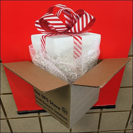 Bring In Your Gifts Dimensional Sign at UPS