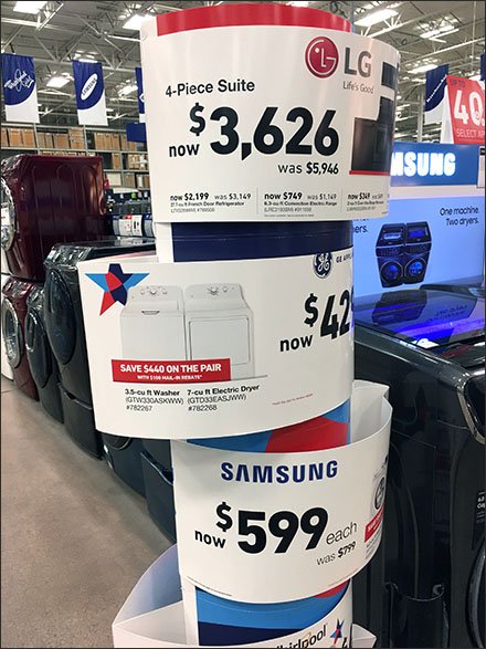 Eccentric Sign Ring Appliance Merchandising
