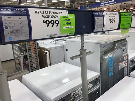 Appliance Eye-Level Sign Channel