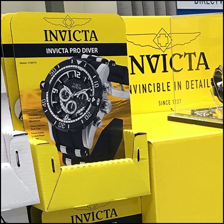 Invicta Invincible Yellow Pick Card Motif