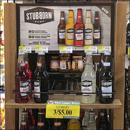 Stubborn Soda Freestanding Wood Rack