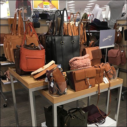 Universal Thread Trestle-Table Purse Display Feature