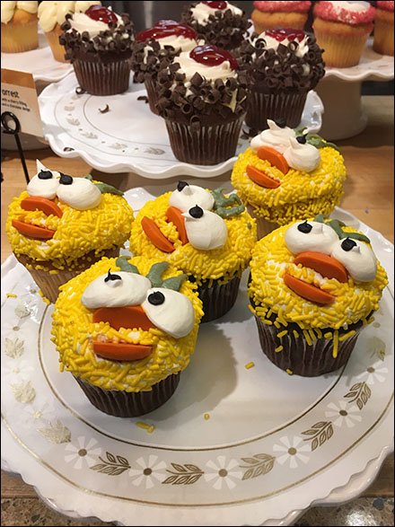 Filled Cupcake Colorful Display