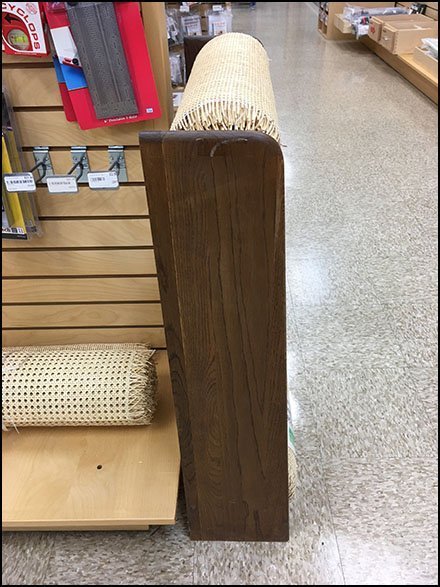 How To Roll Merchandise Chair Caning