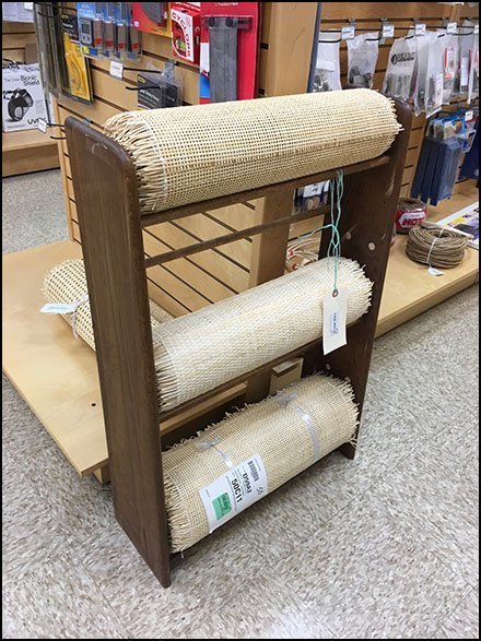 How To Roll Merchandise Chair Caning