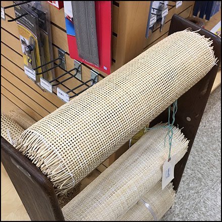 How To Merchandise Chair Caning Material Rolls Feature