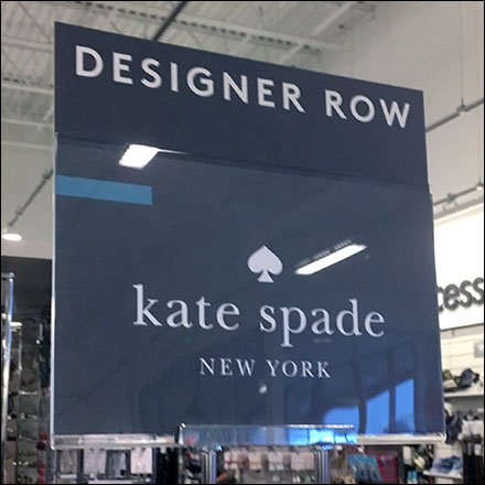 Kate Spade Designer Row Table Sign Stand