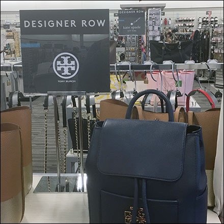 Tory Burch Designer Row Table Sign Stand
