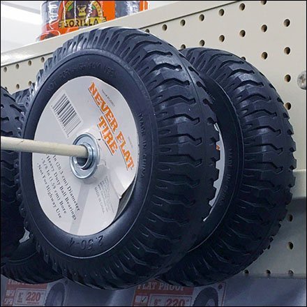 Tractor Wheel Plug-In Bar Hook Display