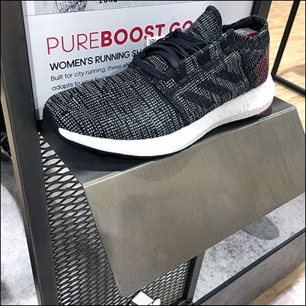 Expanded Metal Construction Adidas Display