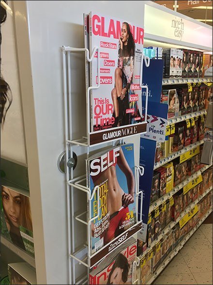 Magnetic Magazine Rack Literature Holder