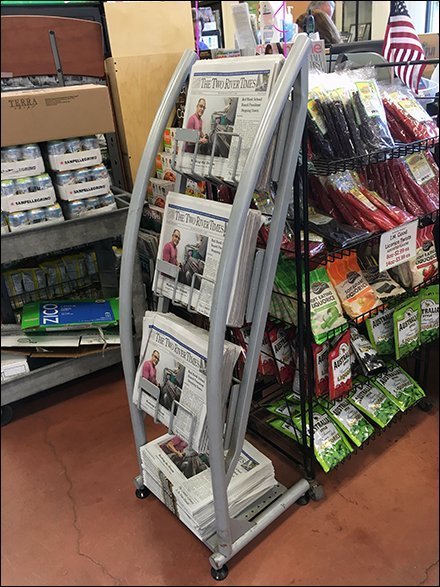 Sickles Curved Newspaper Rack