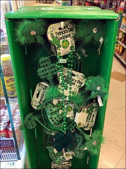 St. Patrick's Day Two-Way Tower Display