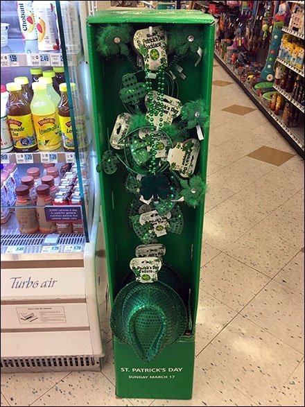 St. Patrick's Day Two-Way Tower Display