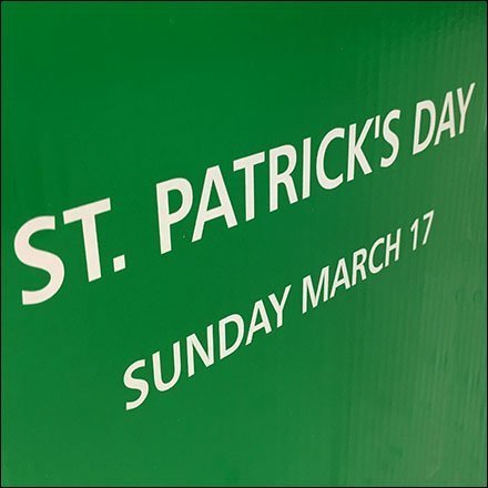 St. Patrick's Day Two-Way Tower Display