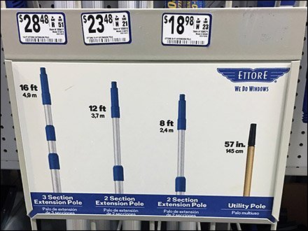 Get the Right Extension Pole Divided Rack