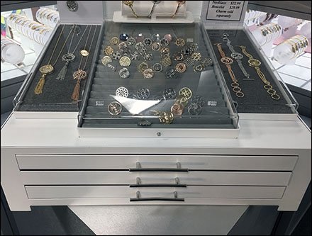 Fashion Jewelry Security Drawers Built-In