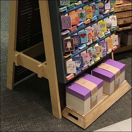 Hand Deliver Card A-Frame Rack