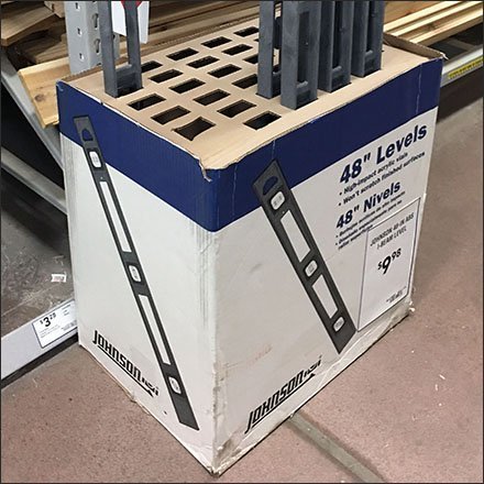 Johnson Four Foot Level Floor Display