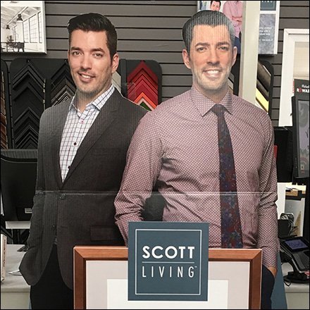 Life-size Twins Standup Sells Frame Collection