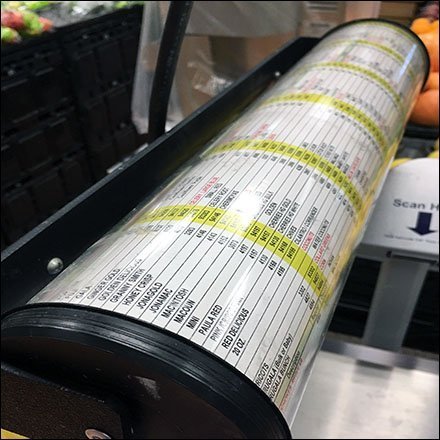 Produce Price Code Cylinder Simplifies Checkout